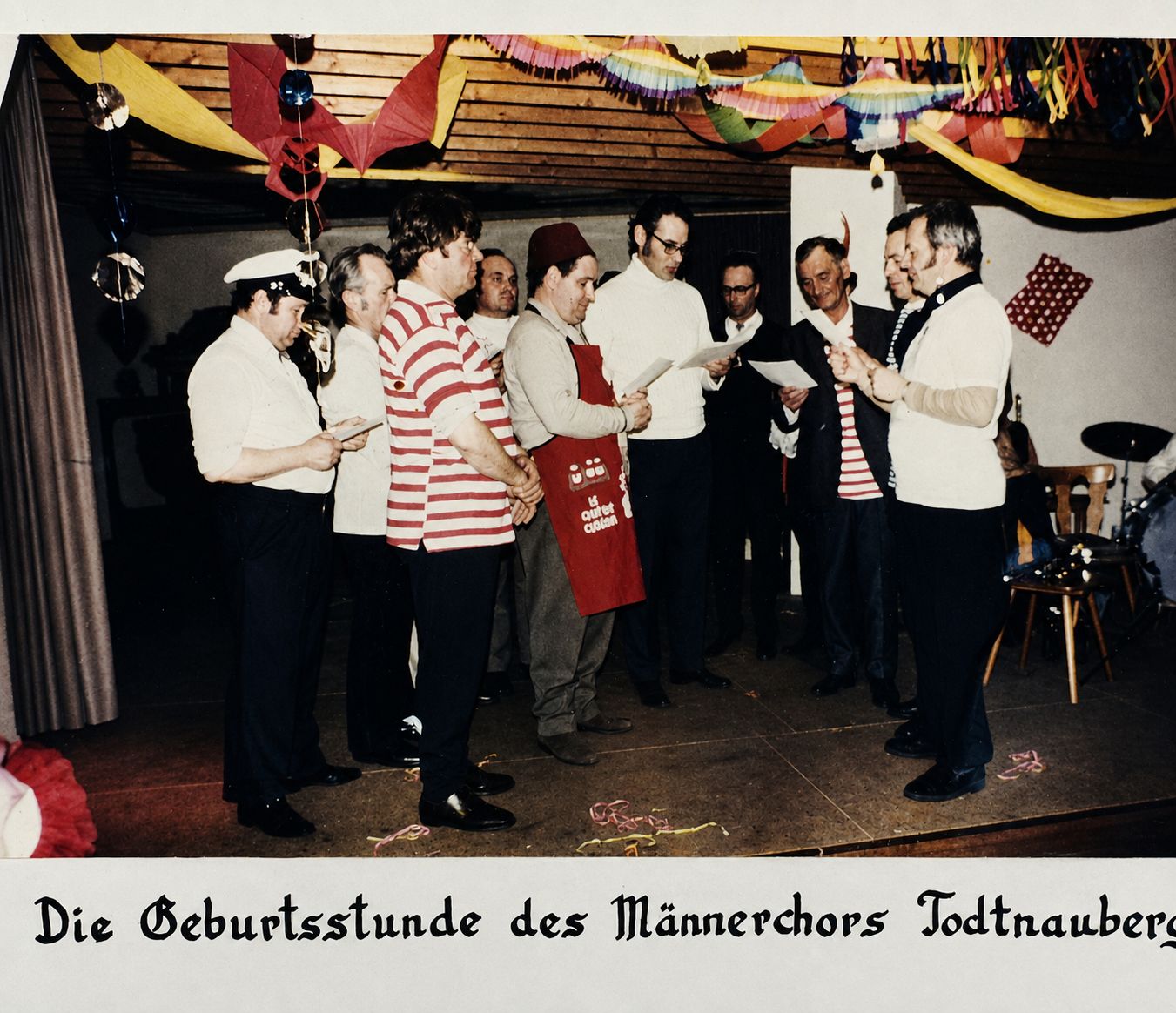 Die Geburtsstunde des Männerchors Todtnauberg Die Geburtsstunde des Männerchors Todtnauberg