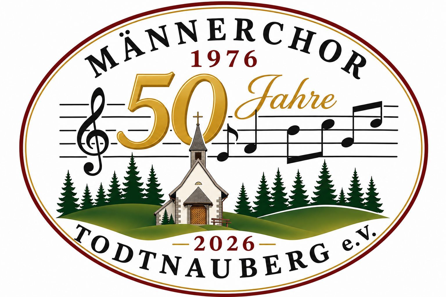 Logo 50 Jahre Männerchor Todtnauberg